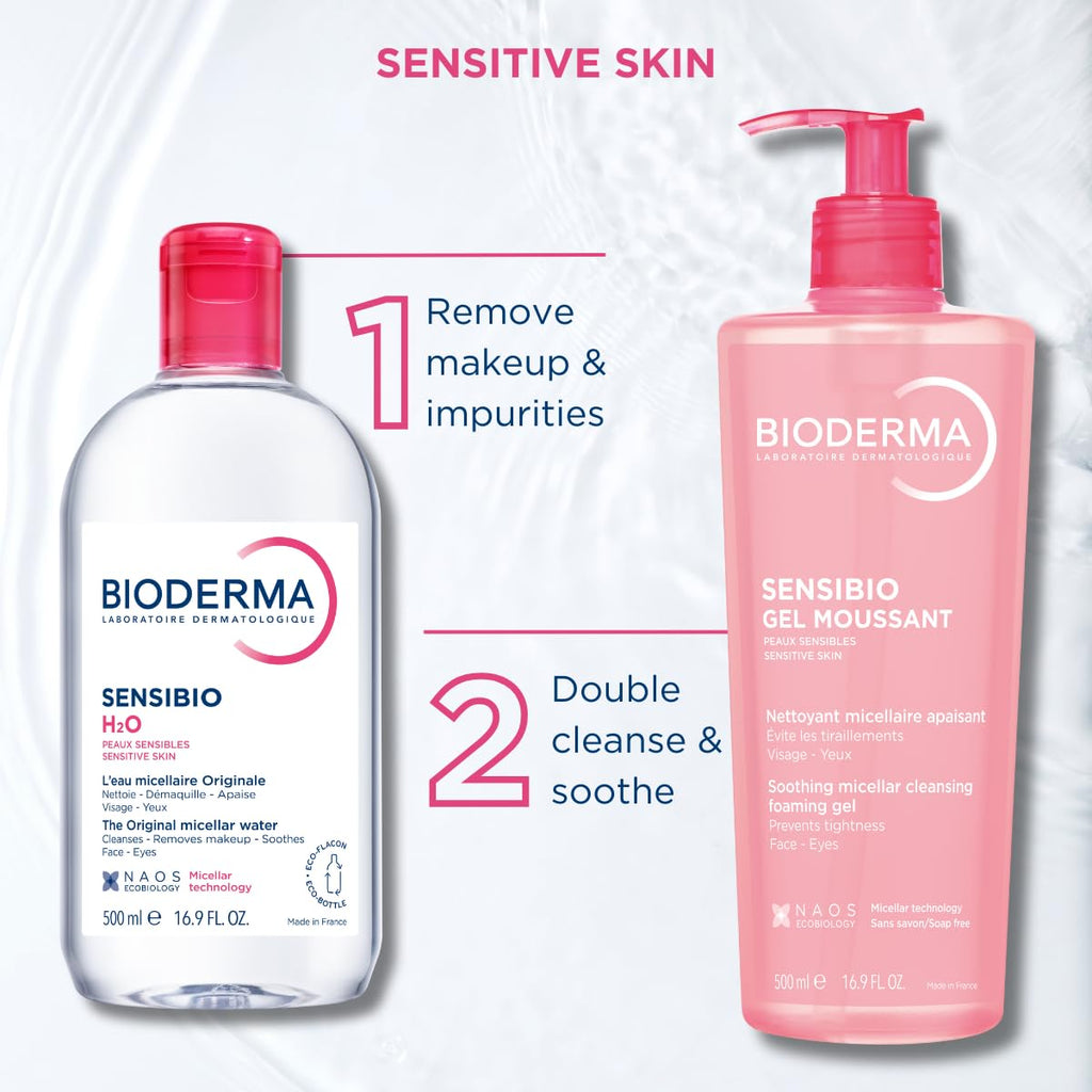 Sensibio Micellar Cleansing and Makeup Removing Foaming Gel for Sensitive Skin