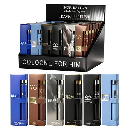 6-Piece Set Men'S Eau De Toilette Fragrance，Cologne for Men，Travel Size Perfume，6 Different Scents，Perfect for Dating, Daily Life, Parties, Gift Giving，1.18 Fl Oz/35 Ml Each Bottle