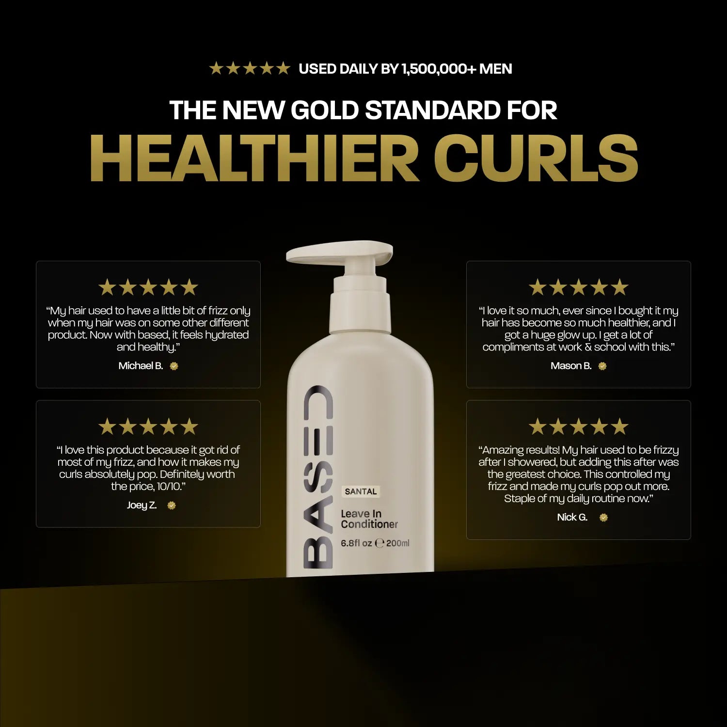 BASED Leave-In Conditioner | Instant Hydration & Anti-Frizz | Simple, Effective, BASED.